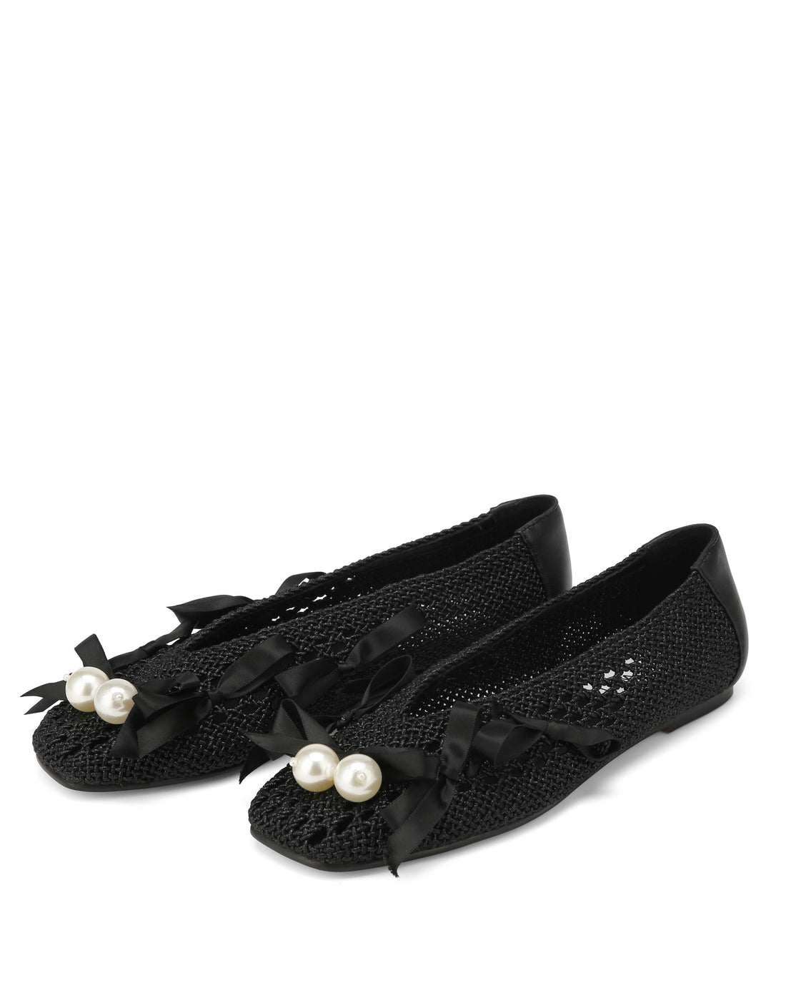 Siera Trims Crochet Knit Black