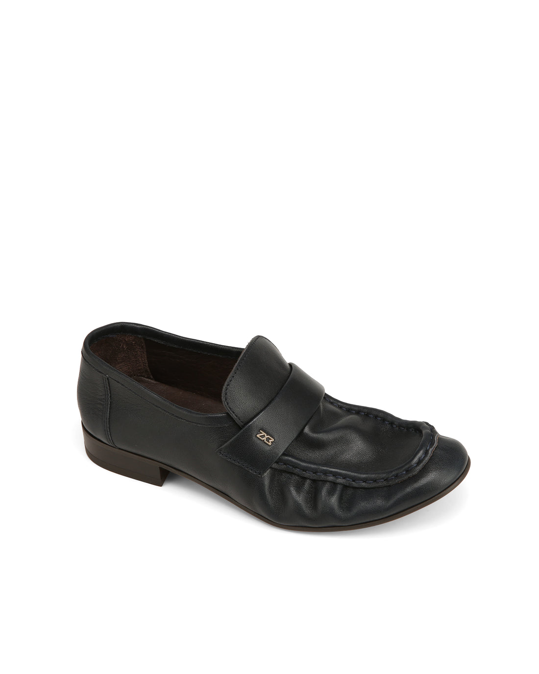 Swifty Navy Glazed Leather