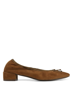 Tess Walnut Suede