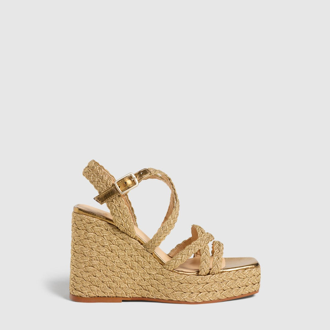 Timotea Beige Wedge Sandal