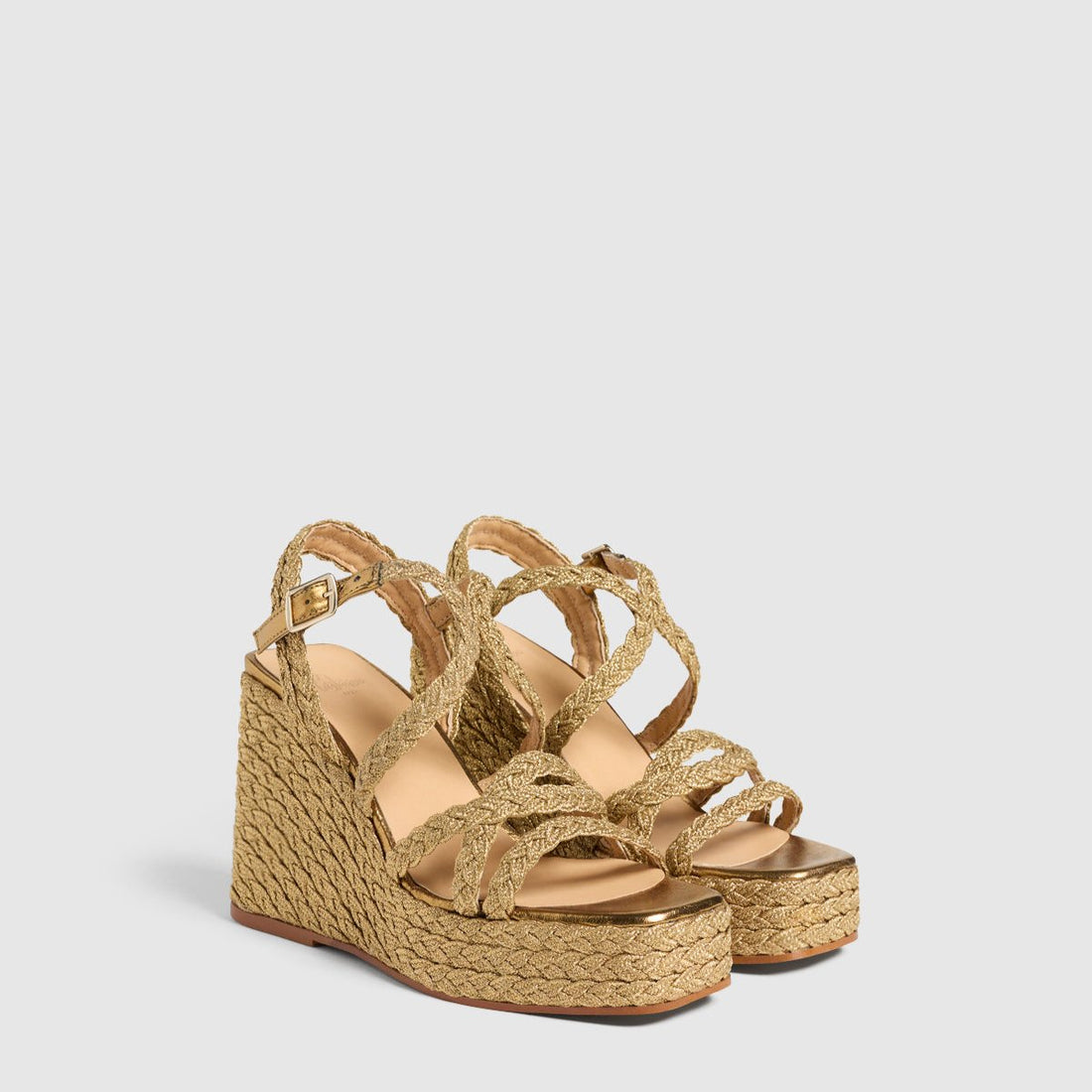 Timotea Beige Wedge Sandal