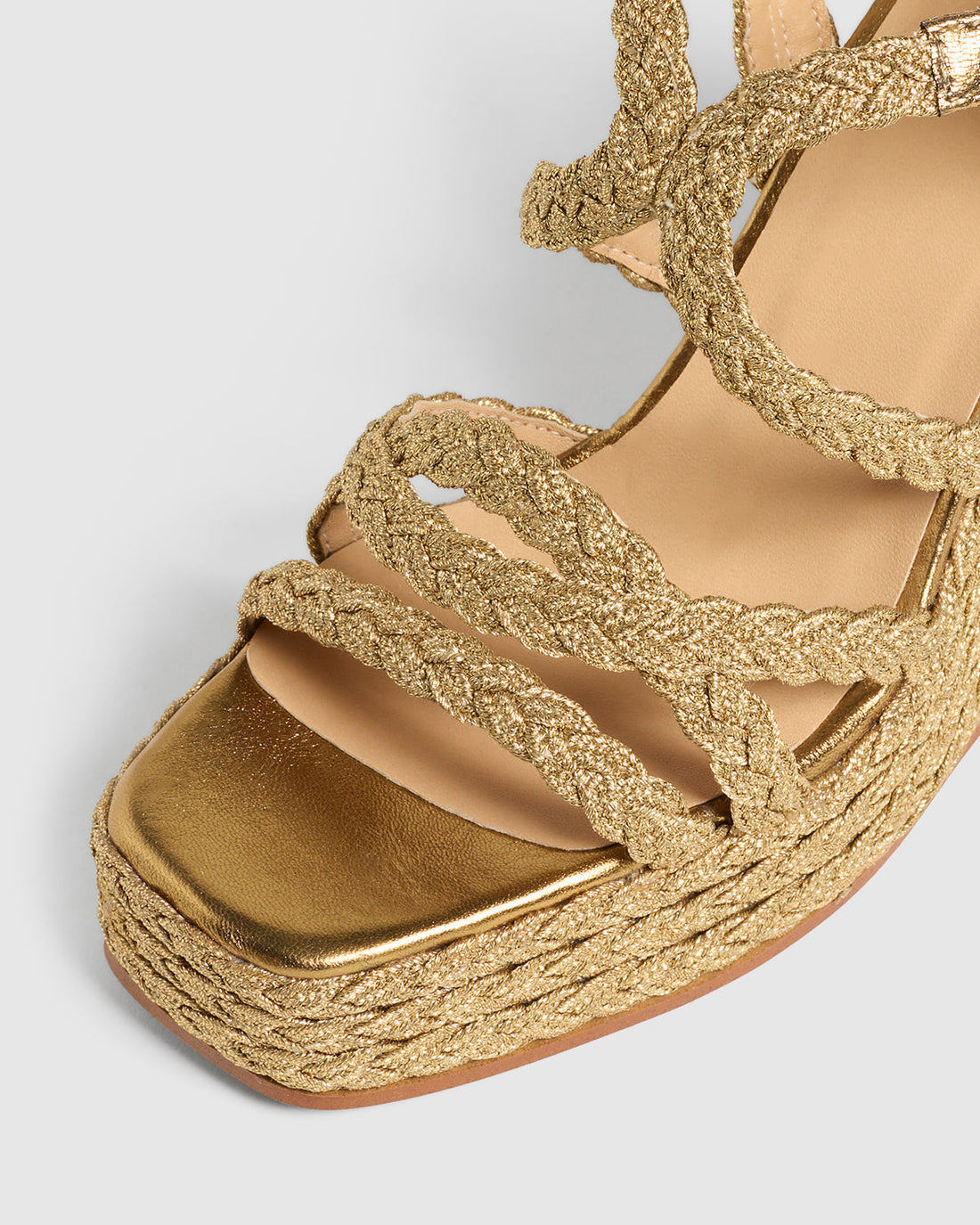 Timotea Beige Wedge Sandal