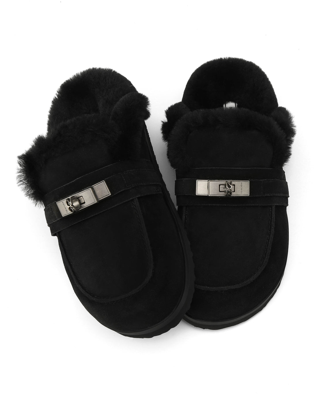 Toby Fur-M Winter Black Suede