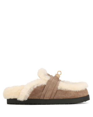 Toby Fur Mushroom Suede