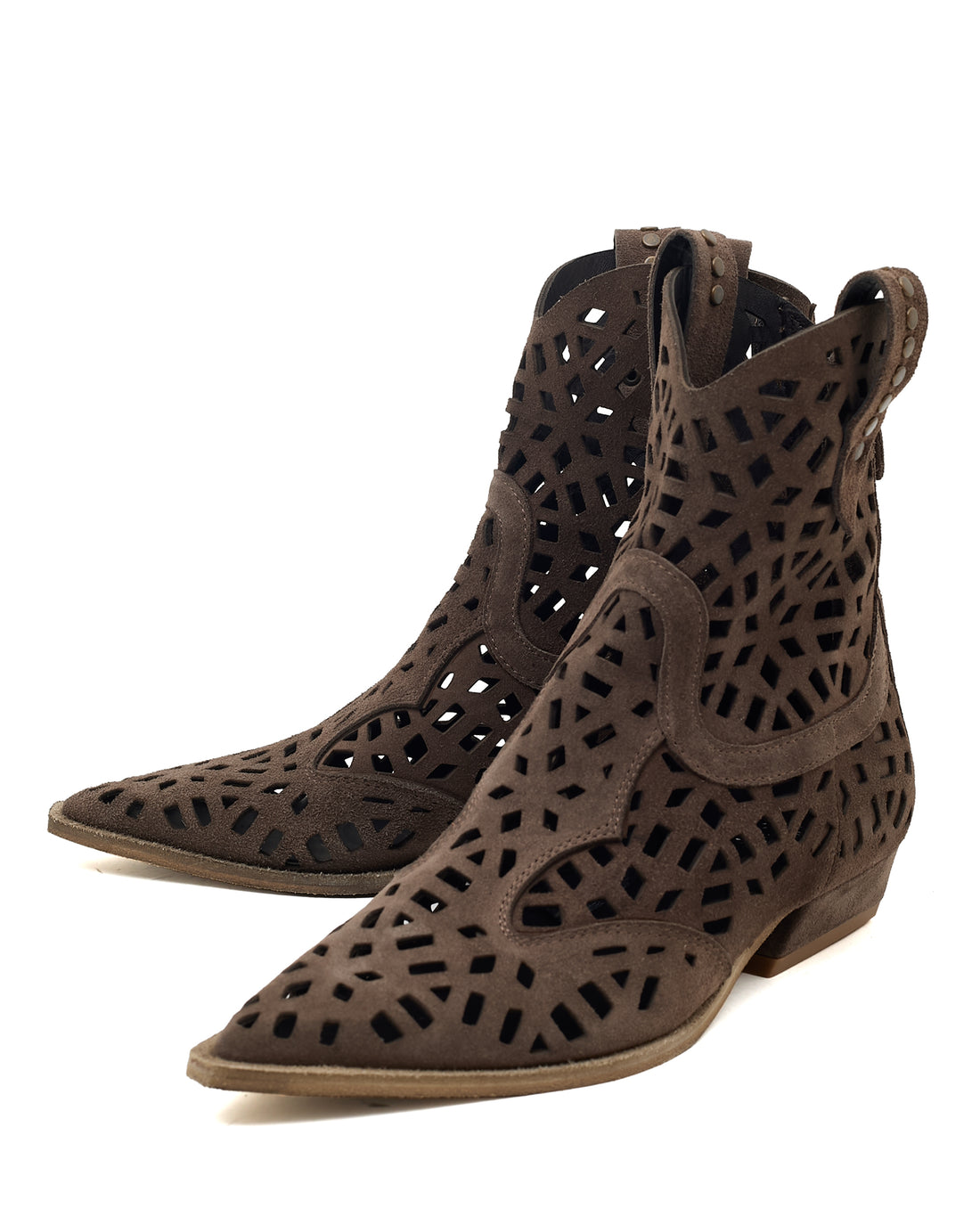 Zahra Ankle Boot Dark 449 Suede