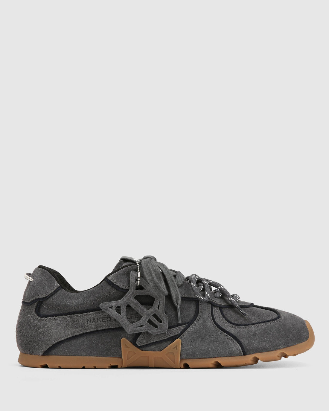 Ace M Dark Gray Suede
