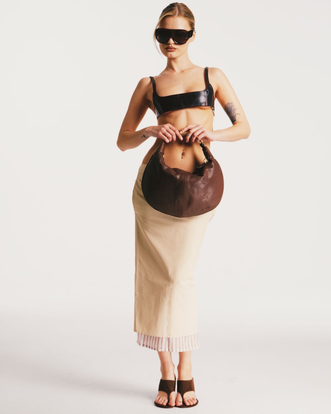 Mercer Brown Suede