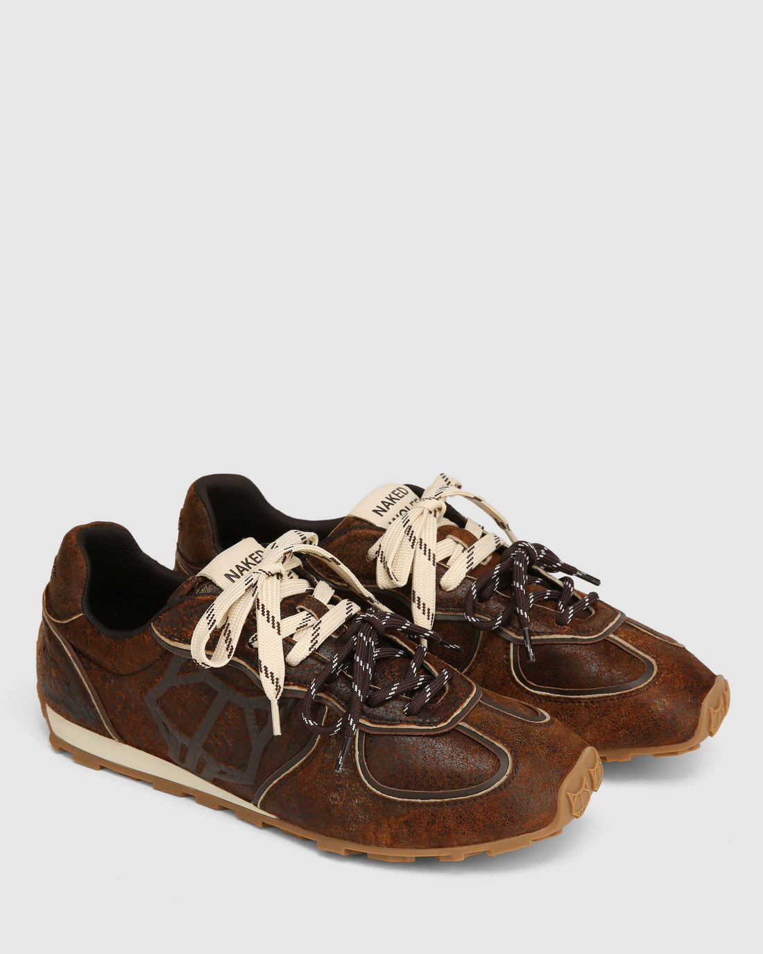 Lightning Brown Distress Leather