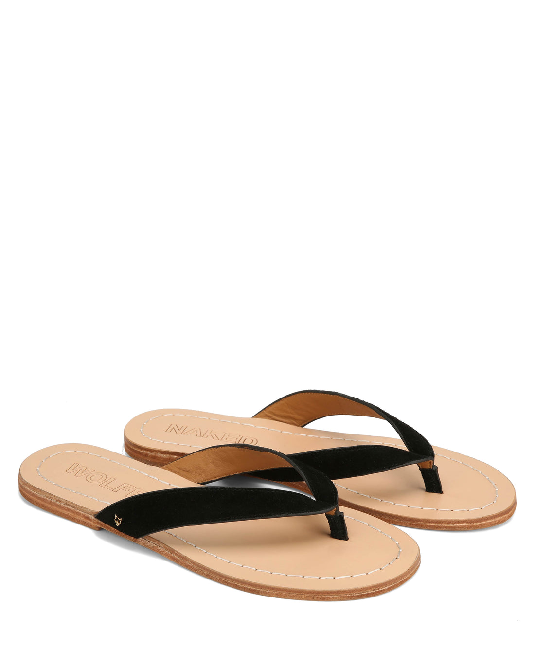 The Jaw Sandal Black Suede