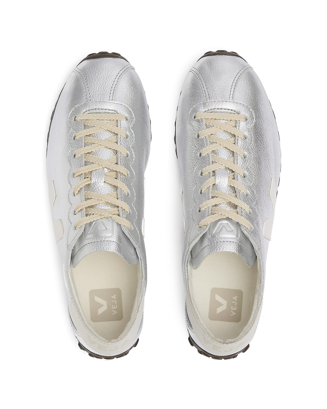 W Cateyes Silver/White Leather EQ0221906A