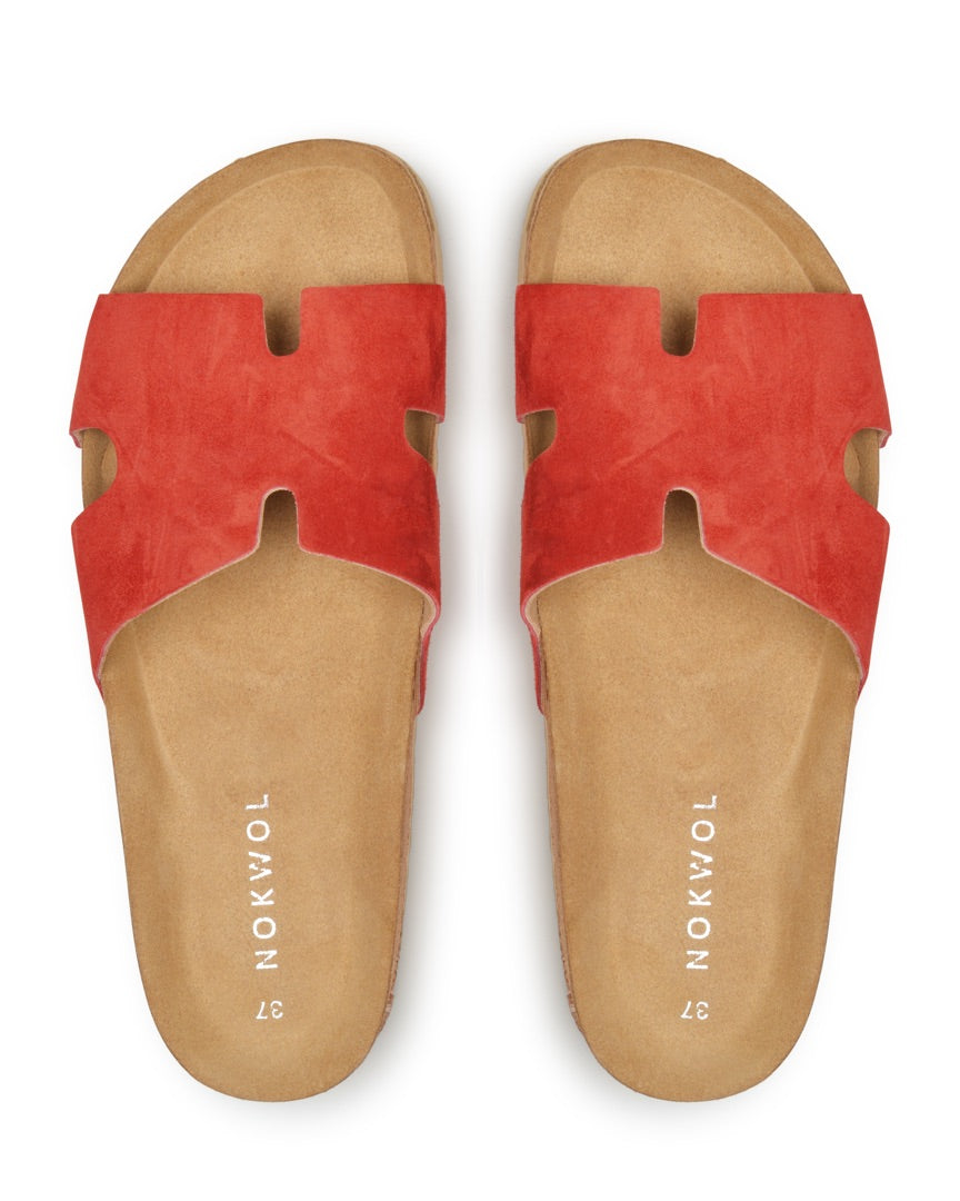 Pasha Red Suede