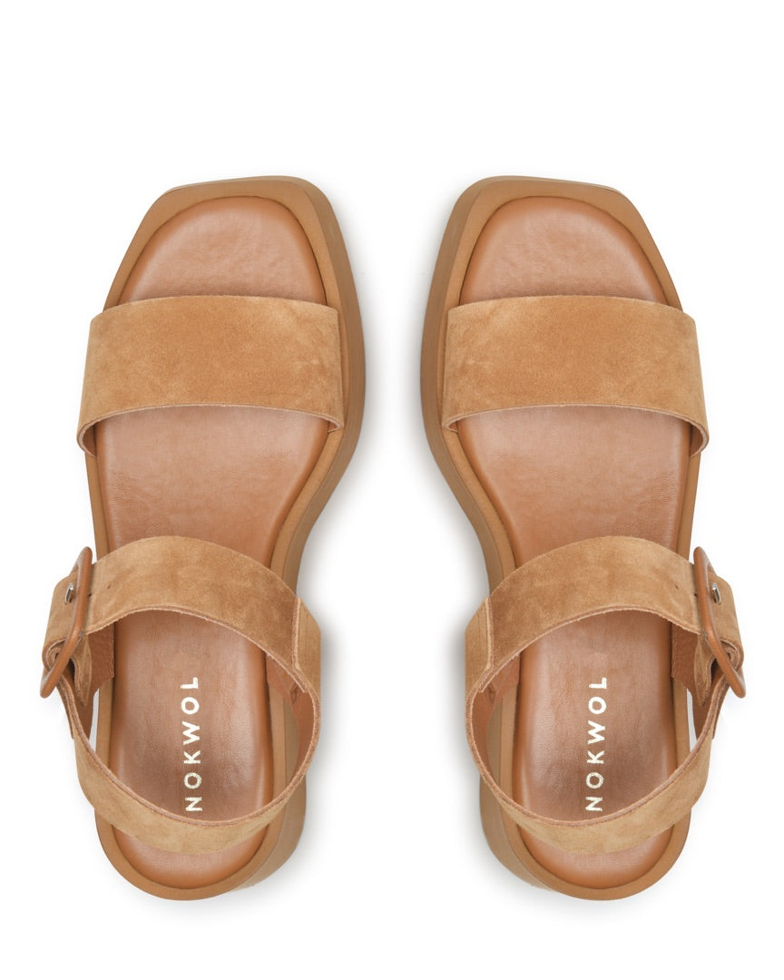 Quinn Cognac Suede