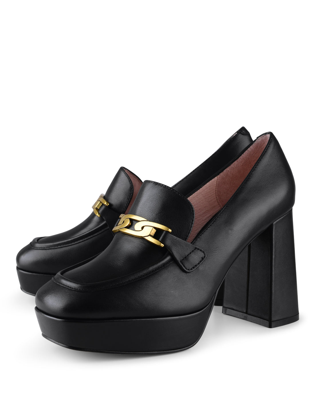 Lulu Black Waxy Leather